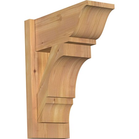 Ekena Millwork Balboa Traditional Smooth Outlooker, Western Red Cedar, 7 1/2"W x 16"D x 20"H OUT08X16X20BOA01SWR